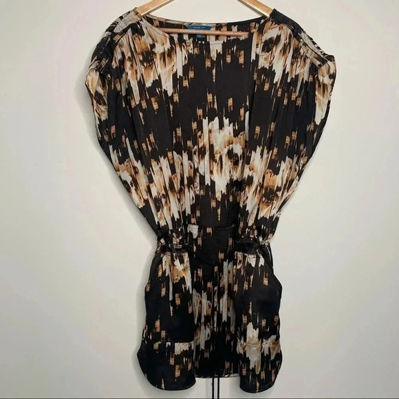 Derek Lam Drawstring Waist Tunic Dress Size Large - Picture 2 of 9